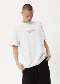 T-Shirts<Afends Ember  - Retro Tee White