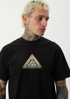 T-Shirts<Afends Embossed  - Retro Tee Black