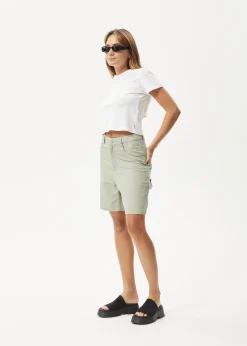Shorts<Afends Emilie - Canvas Workwear Short Eucalyptus