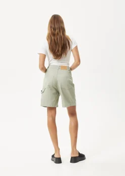 Shorts<Afends Emilie - Canvas Workwear Short Eucalyptus