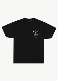 T-Shirts<Afends Energy  - Boxy Tee Black