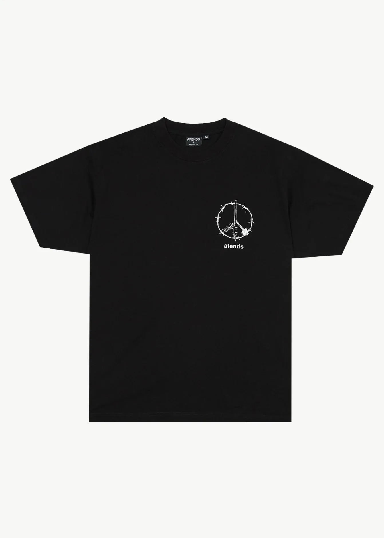 T-Shirts<Afends Energy - Boxy Tee Black