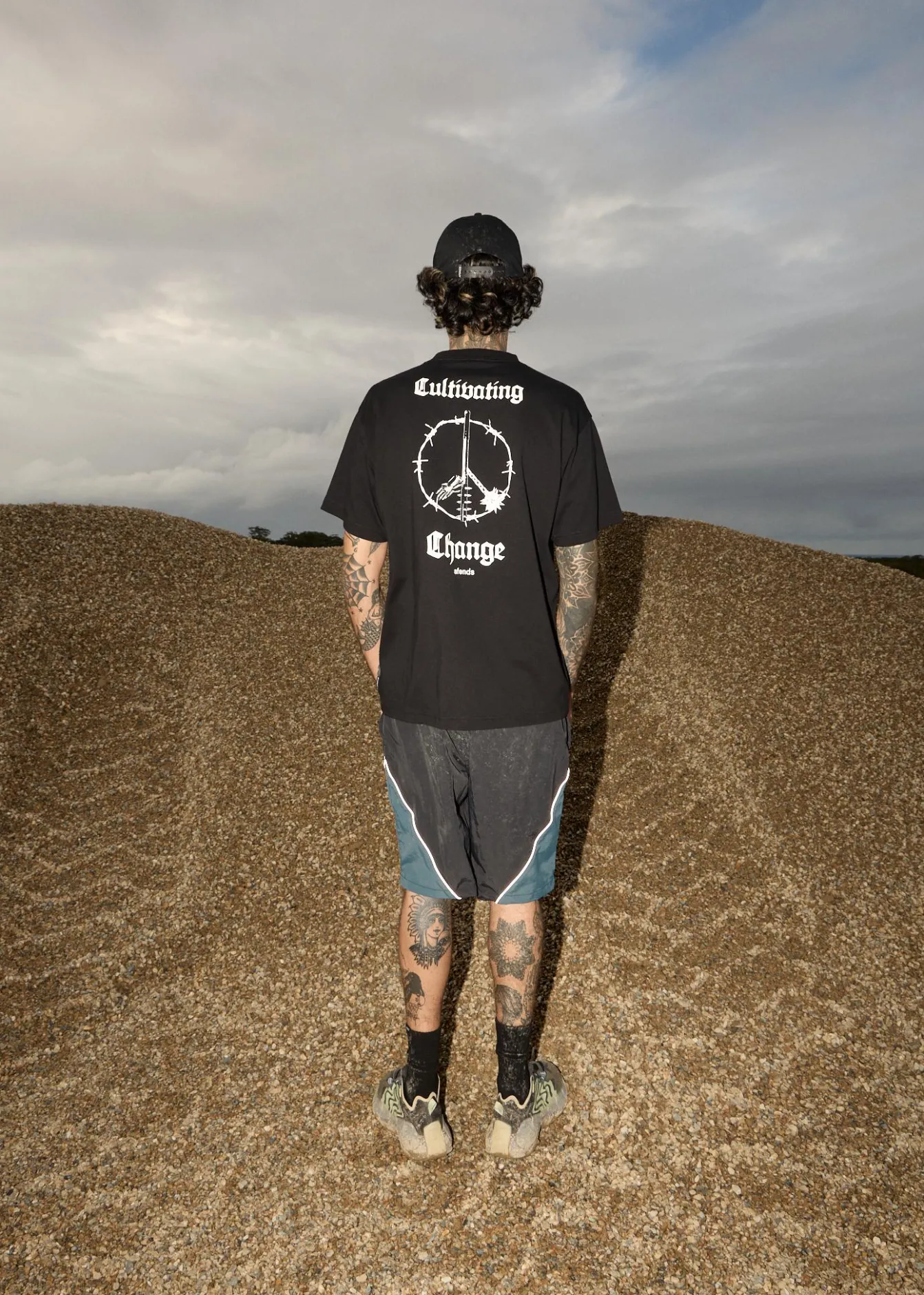 T-Shirts<Afends Energy - Boxy Tee Black