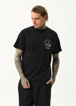 T-Shirts<Afends Energy - Boxy Tee Black