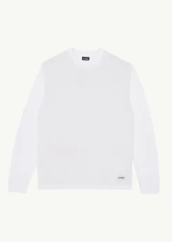 Long Sleeve<Afends Essential  - Long Sleeve Tee White