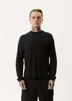 Long Sleeve<Afends Essential  - Long Sleeve Tee Black