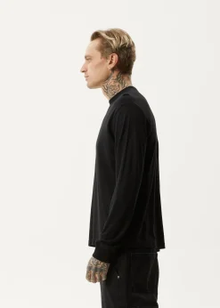 Long Sleeve<Afends Essential  - Long Sleeve Tee Black
