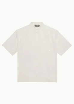 Shirts<Afends Everyday  - Short Sleeve Shirt Off White
