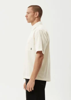 Shirts<Afends Everyday - Short Sleeve Shirt Off White