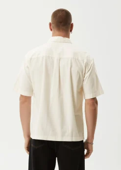 Shirts<Afends Everyday - Short Sleeve Shirt Off White