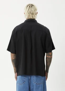 Shirts<Afends Everyday  - Short Sleeve Shirt Black