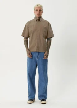 Shirts<Afends Everyday - Short Sleeve Shirt Fossil