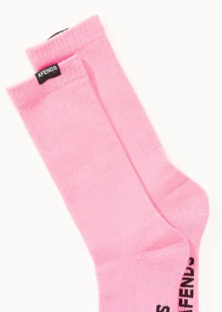 Accessories|Accessories<Afends Everyday  - Socks One Pack Pink