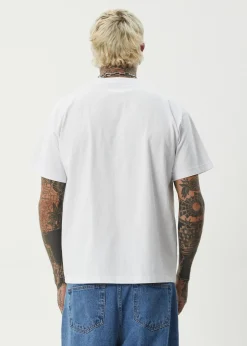 T-Shirts<Afends Fast Forward  - Heavyweight Boxy Tee White