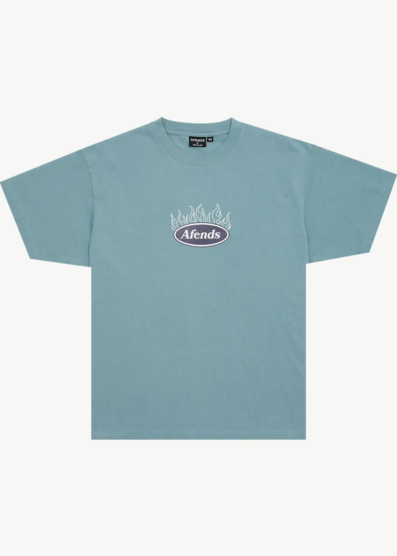 T-Shirts<Afends Fast Forward - Heavyweight Boxy Tee Ocean Spray