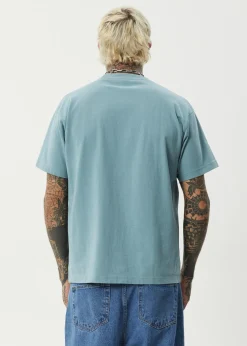 T-Shirts<Afends Fast Forward - Heavyweight Boxy Tee Ocean Spray