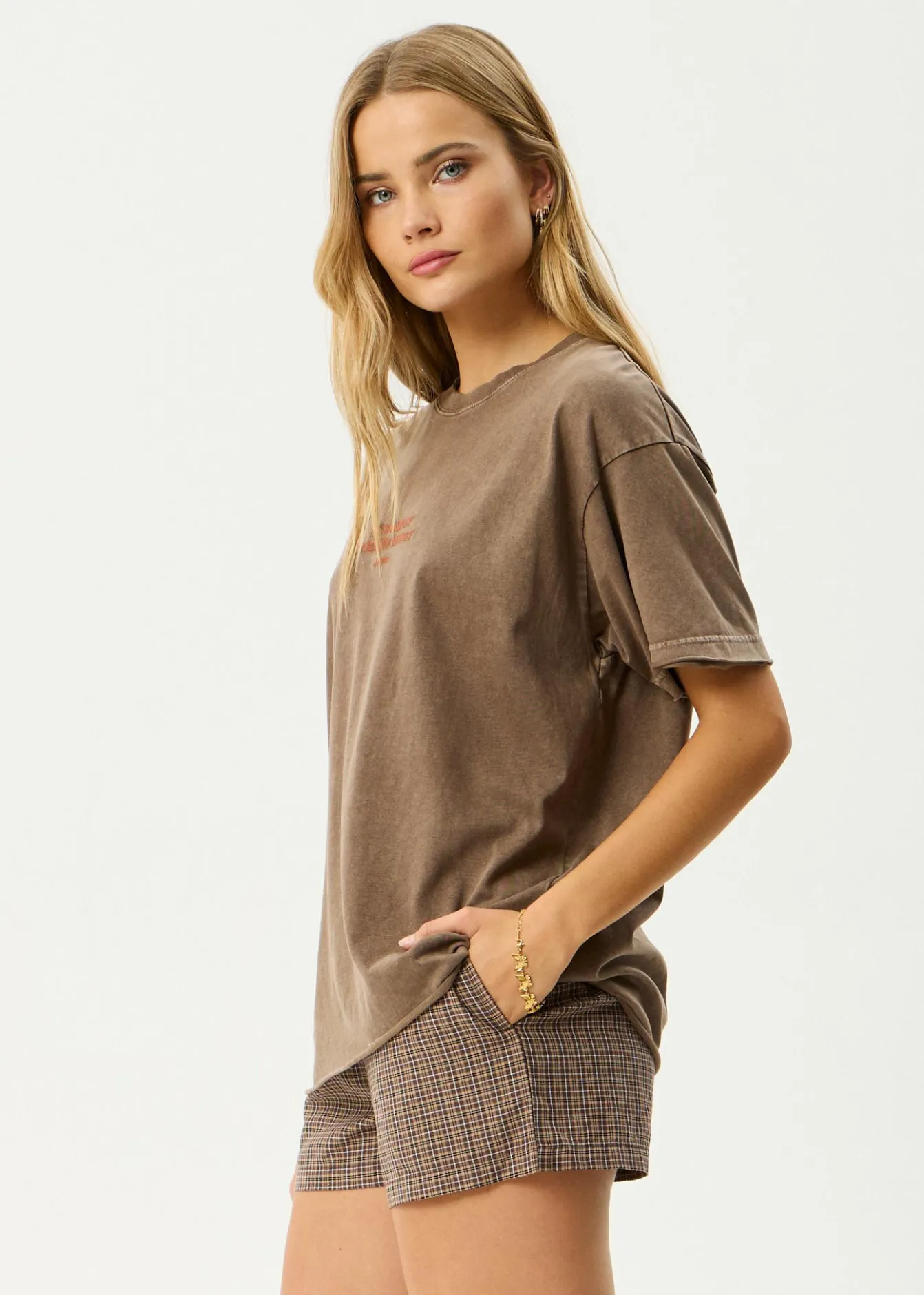 Tees & Shirts<Afends Fatigued - Oversized Tee Coffee