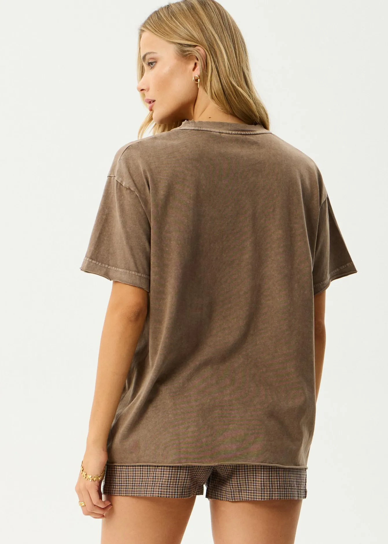 Tees & Shirts<Afends Fatigued - Oversized Tee Coffee