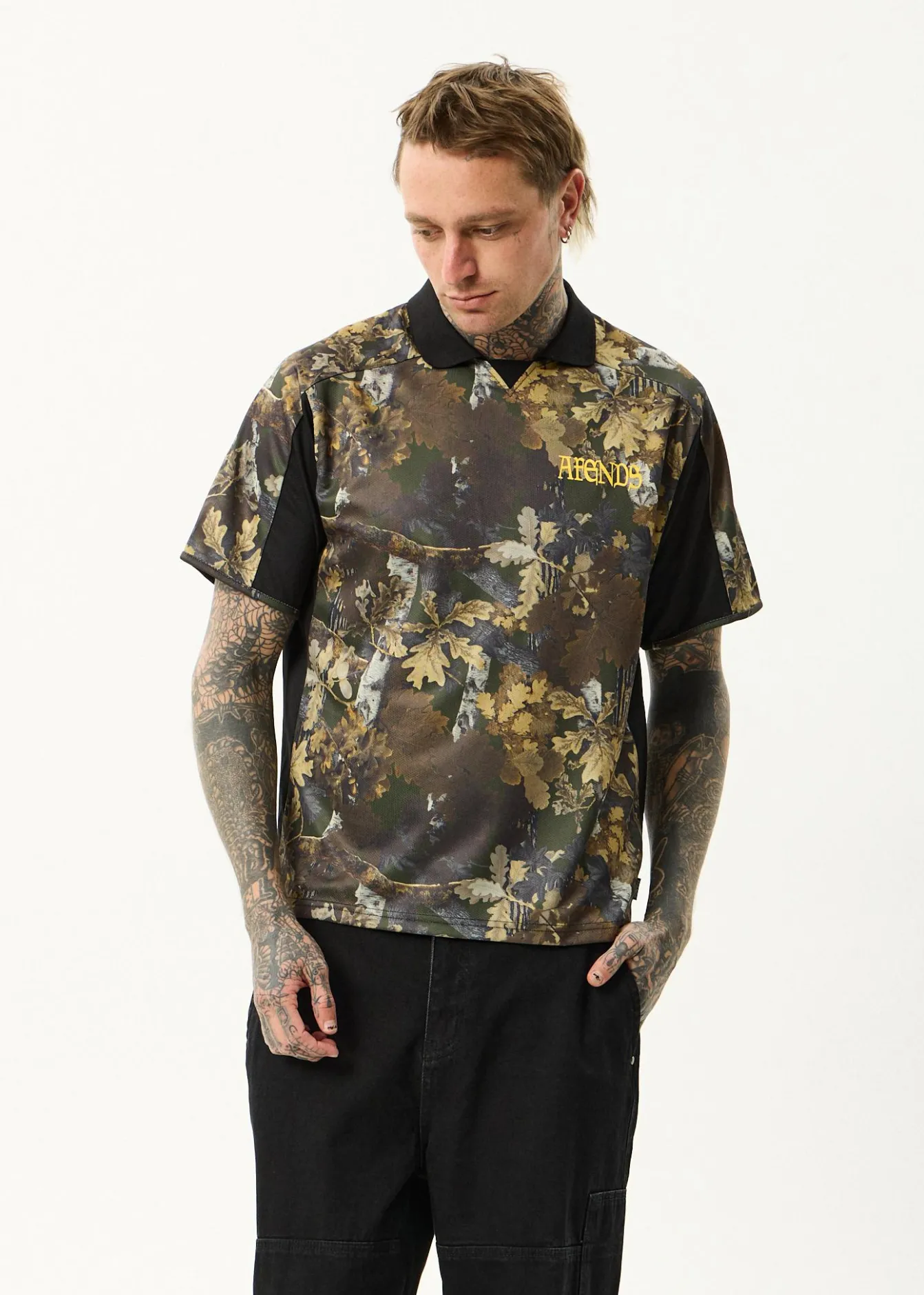Tees & Shirts|Shirts<Afends - Sports Jersey Find Me