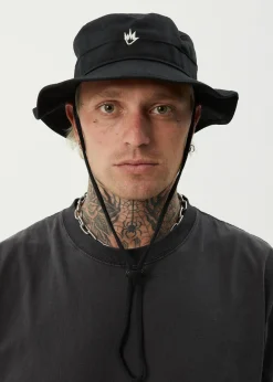 Accessories|Accessories<Afends Flame  - Bucket Hat Black