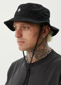 Accessories|Accessories<Afends Flame - Bucket Hat Black