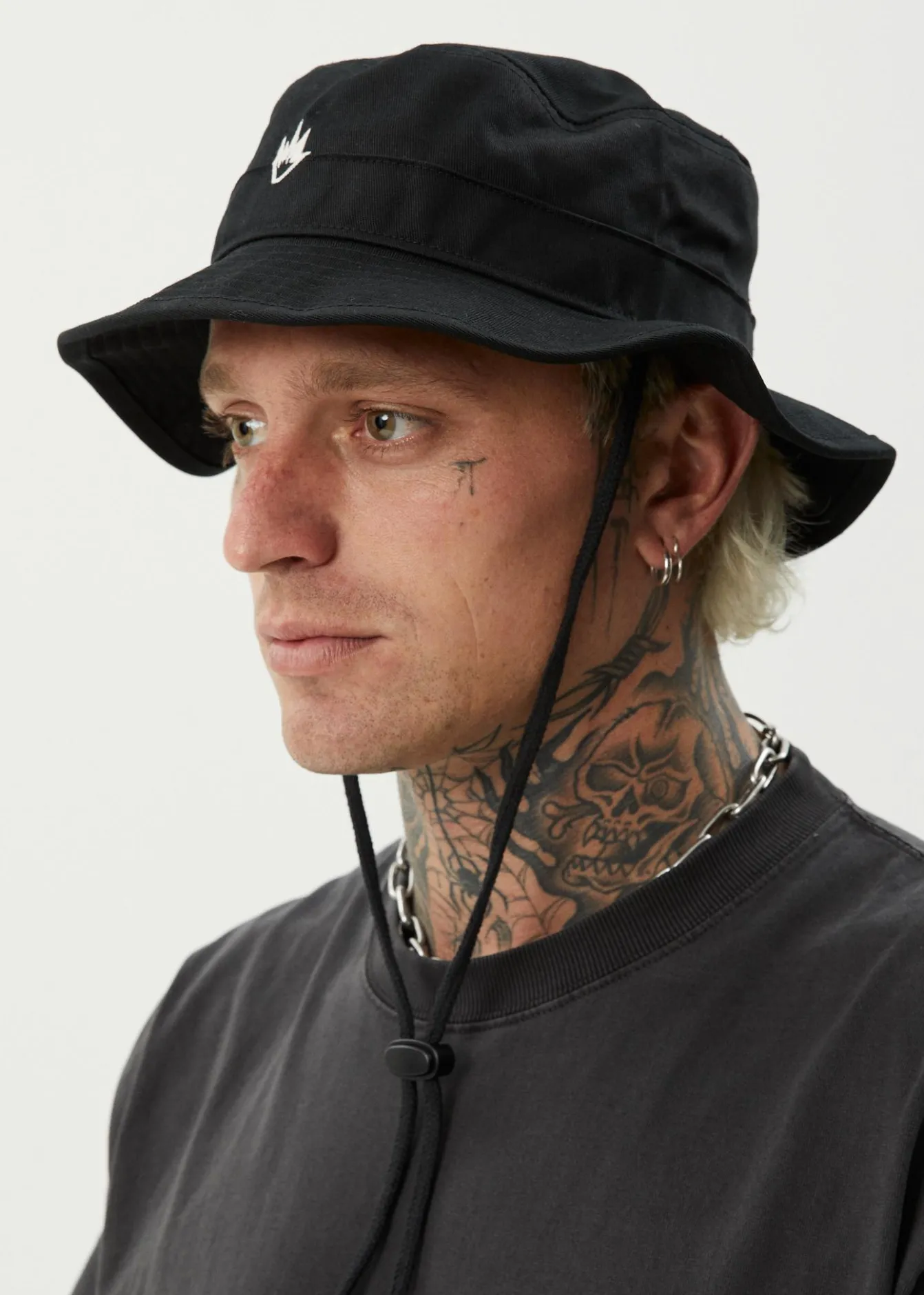 Accessories|Accessories<Afends Flame - Bucket Hat Black