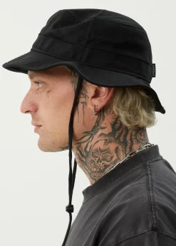 Accessories|Accessories<Afends Flame - Bucket Hat Black