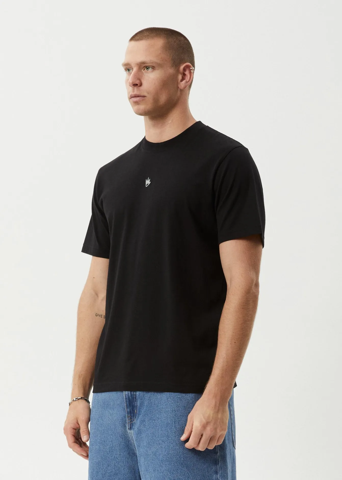 T-Shirts<Afends Flame - Retro Tee Dark Olive / Black
