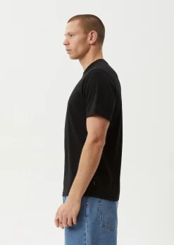 T-Shirts<Afends Flame - Retro Tee Dark Olive / Black