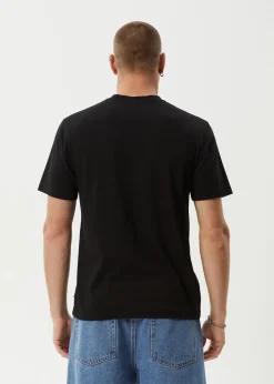T-Shirts<Afends Flame - Retro Tee Dark Olive / Black