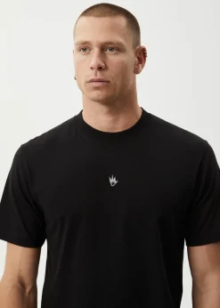 T-Shirts<Afends Flame - Retro Tee Dark Olive / Black