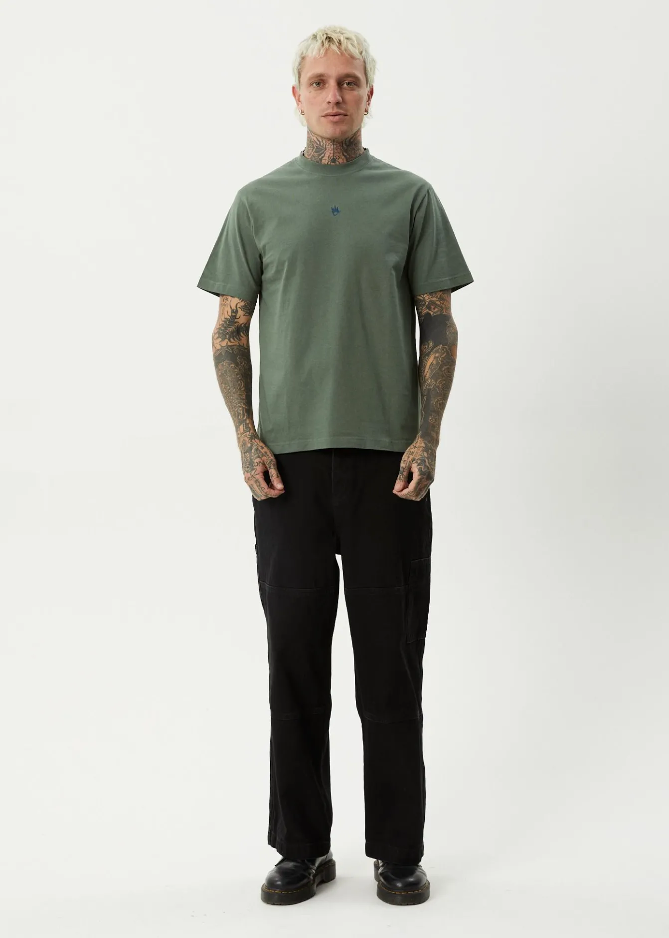 T-Shirts<Afends Flame - Retro Tee Sycamore