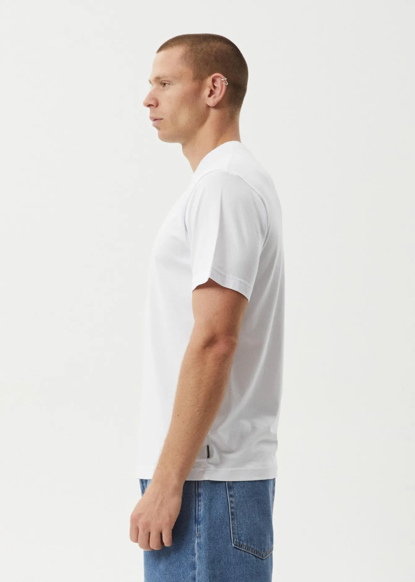 T-Shirts<Afends Flame - Retro Tee White / Blue