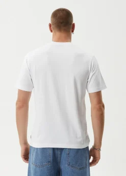 T-Shirts<Afends Flame - Retro Tee White / Blue