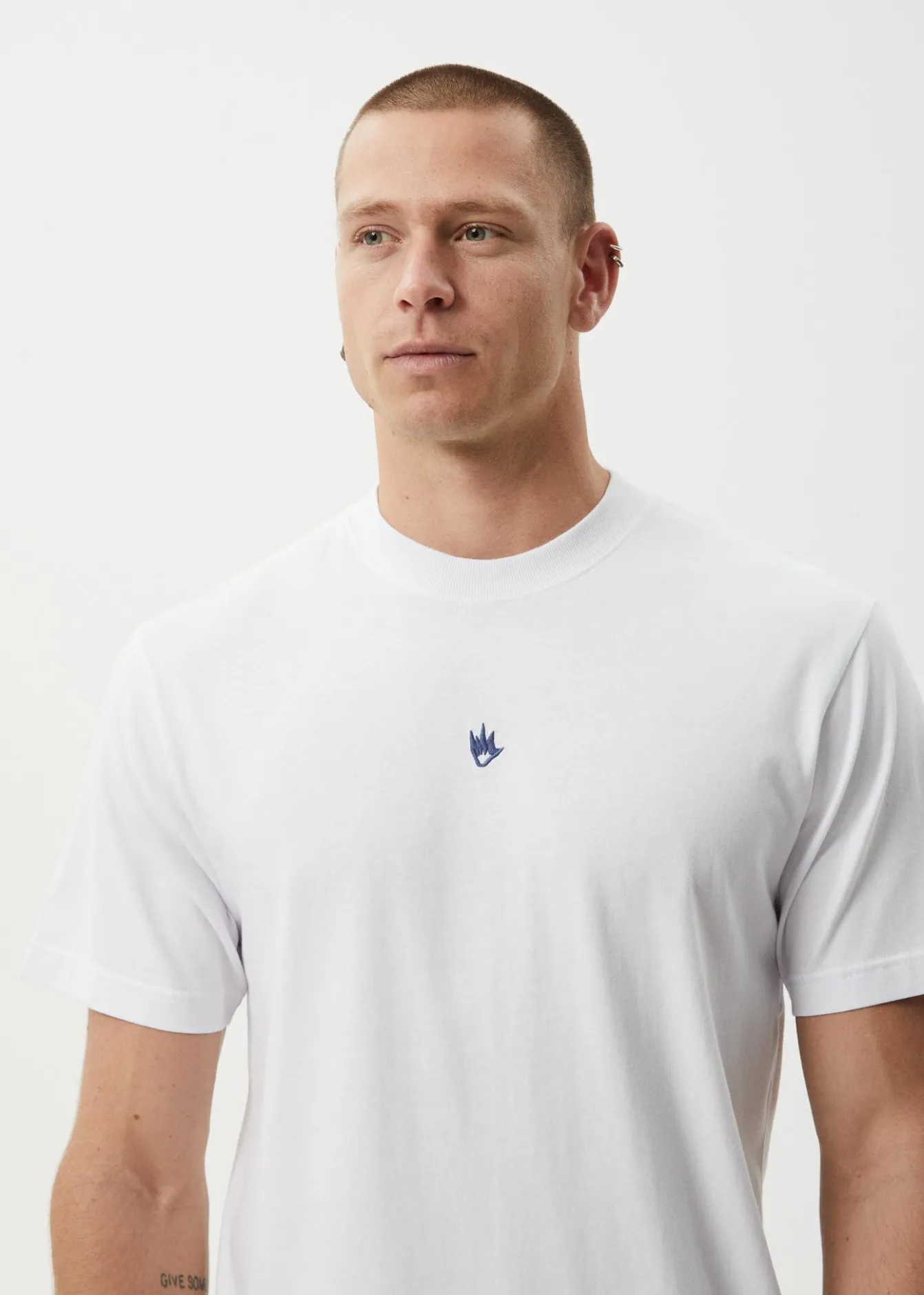 T-Shirts<Afends Flame - Retro Tee White / Blue