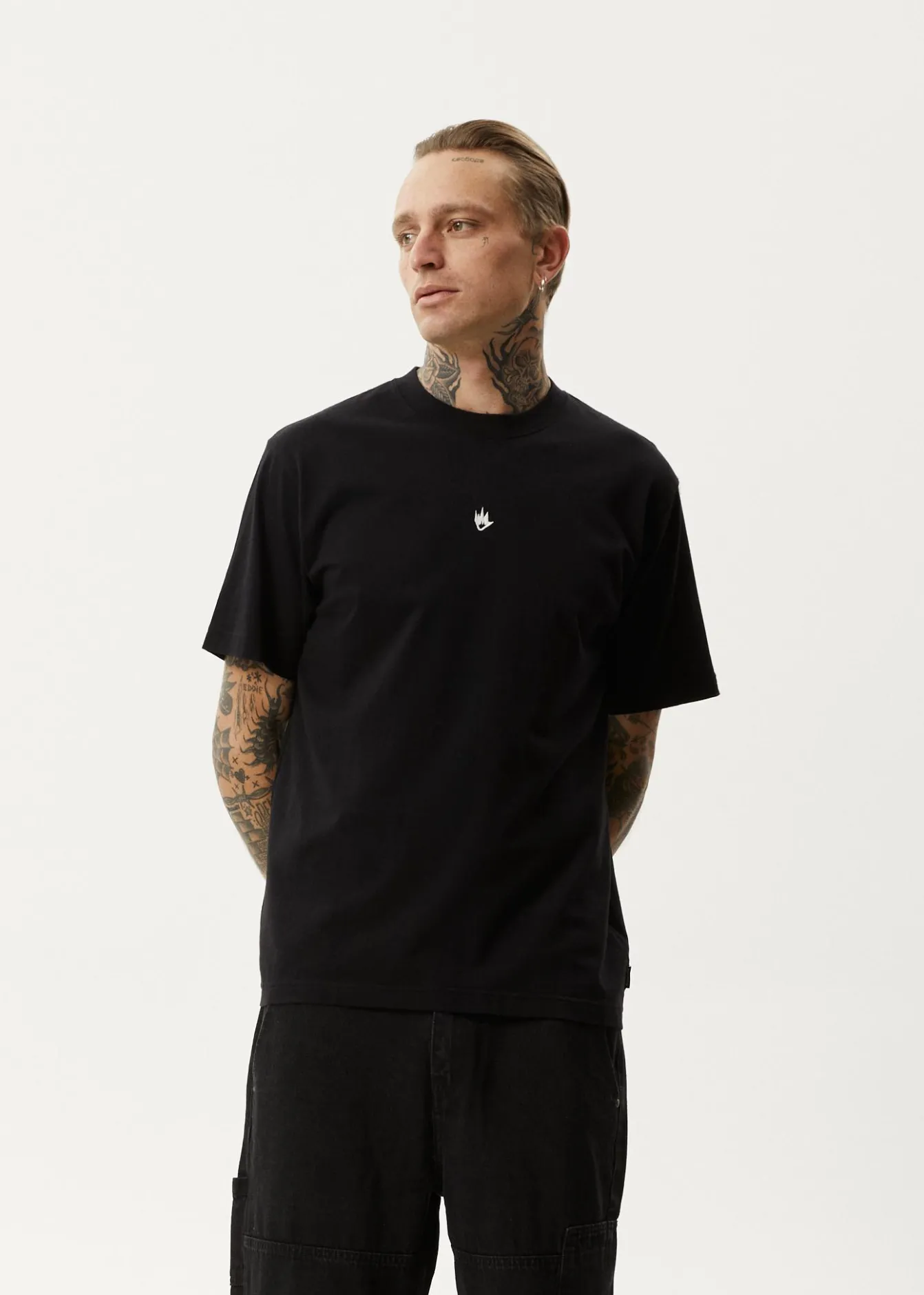 T-Shirts<Afends Flame - Retro Tee Black