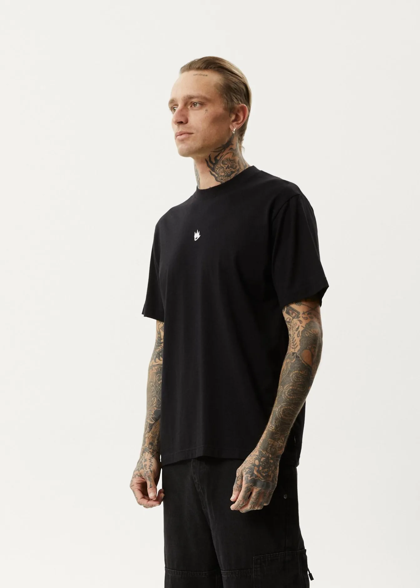 T-Shirts<Afends Flame - Retro Tee Black