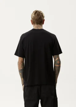 T-Shirts<Afends Flame - Retro Tee Black