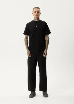 T-Shirts<Afends Flame - Retro Tee Black