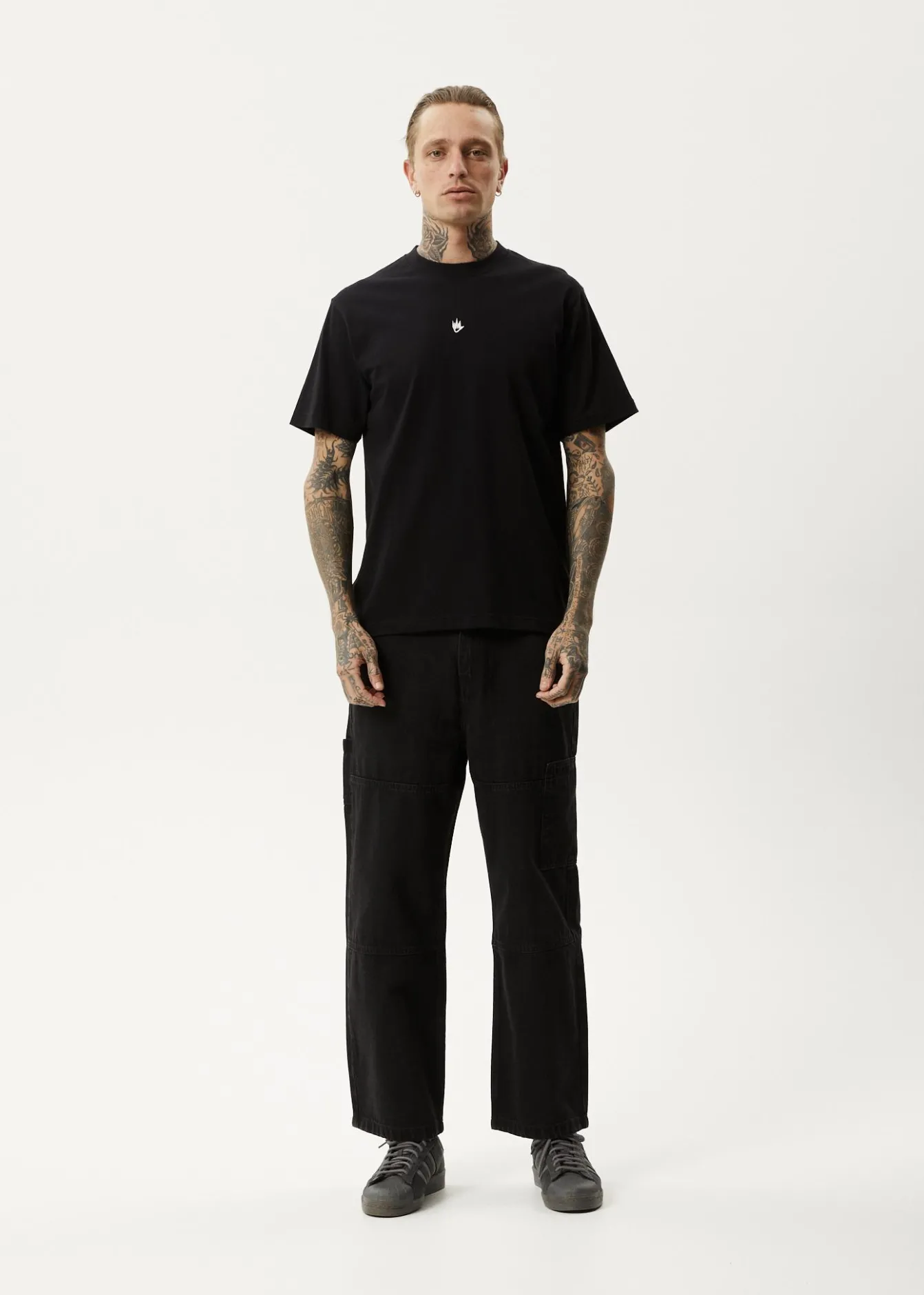 T-Shirts<Afends Flame - Retro Tee Black
