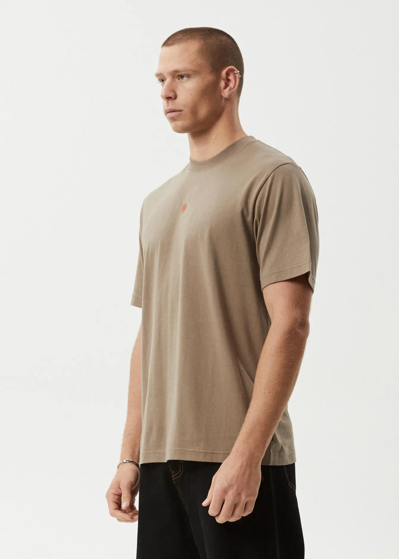 T-Shirts<Afends Flame - Retro Tee Fossil