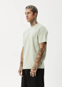 T-Shirts<Afends Flame  - Retro Tee Eucalyptus