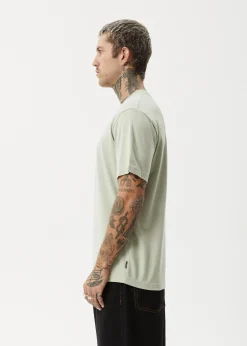 T-Shirts<Afends Flame  - Retro Tee Eucalyptus