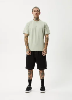 T-Shirts<Afends Flame  - Retro Tee Eucalyptus