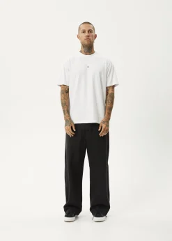 T-Shirts<Afends Flame  - Retro Tee White