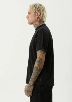 T-Shirts<Afends Foundation - Boxy Tee Black