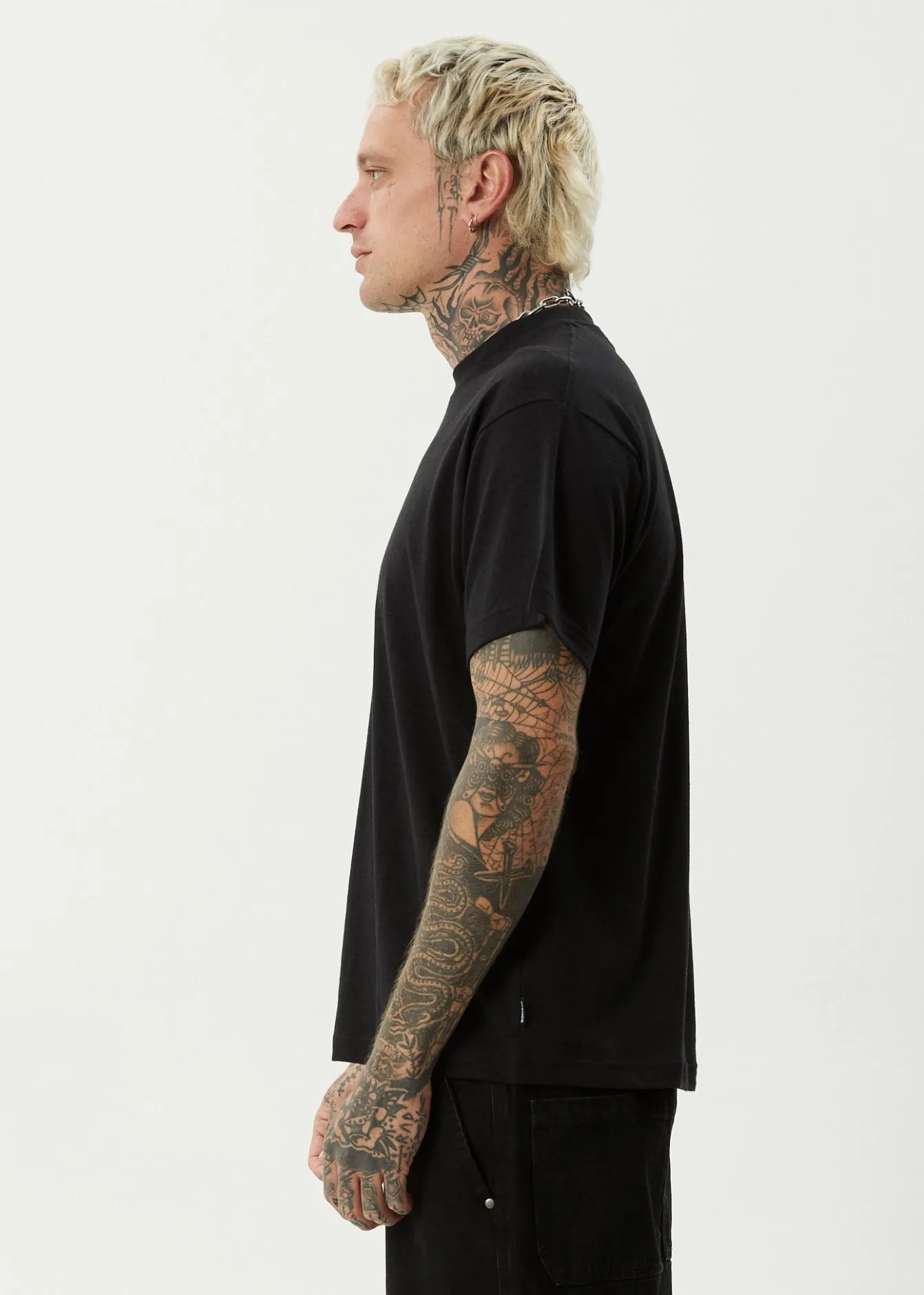 T-Shirts<Afends Foundation - Boxy Tee Black