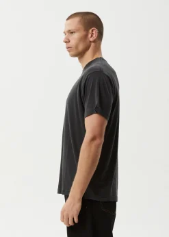 T-Shirts<Afends Foundation - Boxy Tee Stone Black