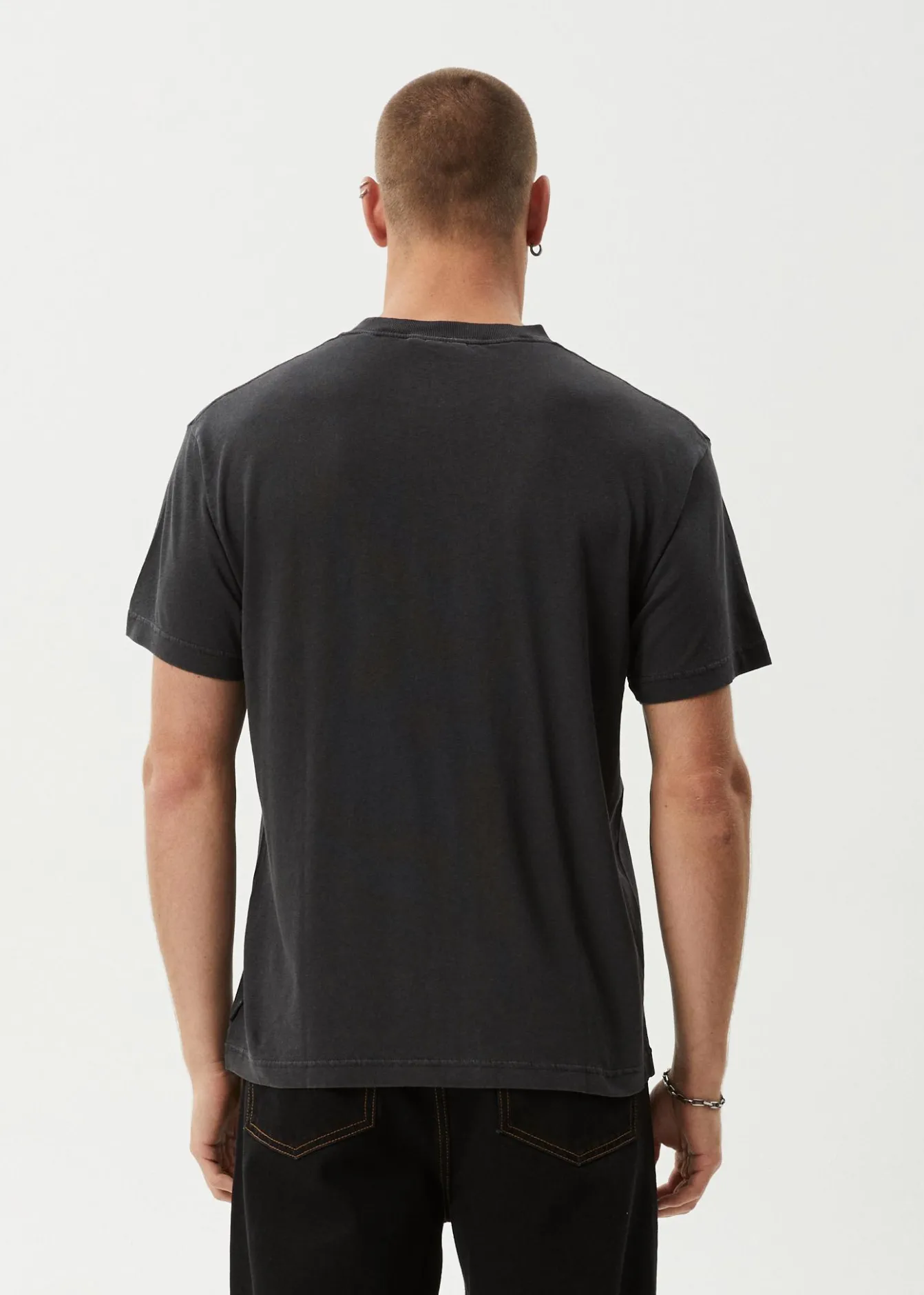 T-Shirts<Afends Foundation - Boxy Tee Stone Black