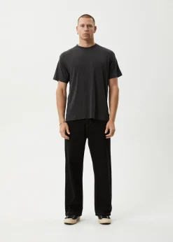 T-Shirts<Afends Foundation - Boxy Tee Stone Black